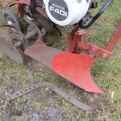 HONDA 耕うん機 PUNCH F-401 動作品 培土器付き/ホンダ パンチ ガソリン/耕運機 農作業 畔立て 畝立て