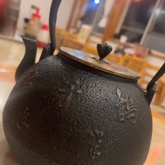 龍文堂　鉄瓶年代あり