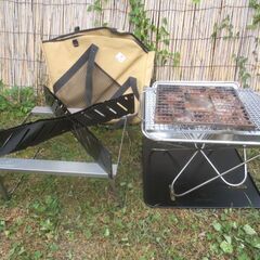 本格派 Snowpeak 焚火BBQセット+ベースプレート 7点 野遊びセット スノーピーク 良品