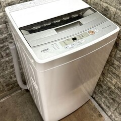 【美品】2年おまとめ★大阪送料無料★3か月保障付き★洗濯機★2019年★アクア★4.5kg★AQW-S45H★S-335