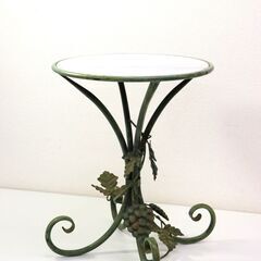 ヤ取終了10/18】≪yt848ジ≫ イタリア製輸入家具 ネコ脚キュリオケース  