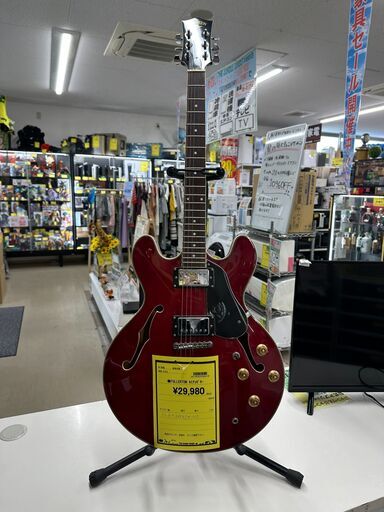 ジモティ来店特価!!　　セミアコースティックギター　　FULLERTON　　J-0899