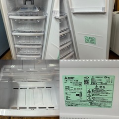 I472 🌈 ジモティー限定価格！ MITSUBISHI 冷凍庫 (121L) ⭐ 動作確認済 ⭐ クリーニング済