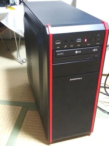 爆速。Windows11　 i7-4770 　GeForce GTX 950 　メモリ 16GB 　新品SSD256GB HDD1TB DVDマルチドライブ
