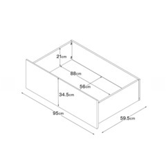ベッドフレーム&マットレス クイーンサイズ