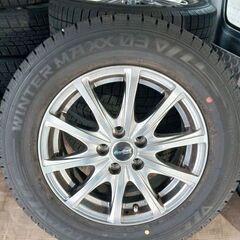 冬15インチ【富山】PCD100 カローラ スポーツ プリウス インプレッサ ウイッシュ アリオン プレミオ セリカ 195/65R15 日本製 ダンロップ 中古4本