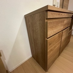 売却先決定済 【購入2年以内】[幅120] キッチン収納 食器棚 ステンレス