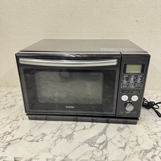 19432  IRISOHYAMA スチームオーブンレンジ　フラットテーブル 2020年製 50/60hz ◆大阪市内・東大阪市他 6,000円以上ご購入で無料配達いたします！◆ ※京都・高槻・枚方方面◆神戸・西宮・尼崎方面◆生駒方面、大阪南部方面　それぞれ条件付き無料配送あり！