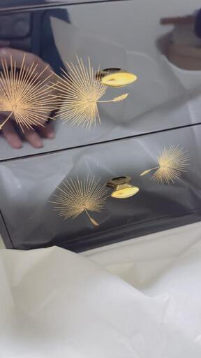 会津漆器の引き出し