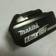 マキタ　リチウムバッテリー　18V　6.0AH　使用10回ほど　美品