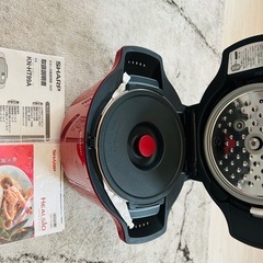 ★未使用品★シャープ 電気無水鍋 ヘルシオ ホットクック KN-HT99A-R