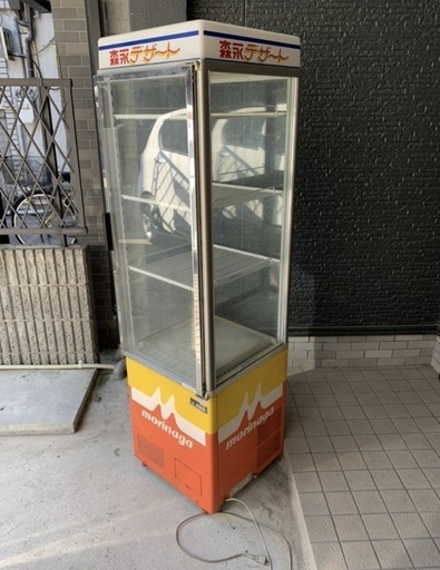 (ジャンク品) 昭和レトロ 森永 冷蔵庫