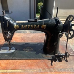 GO-165】MITSUI 三井 ミシン 足踏みミシン 昭和レトロ
