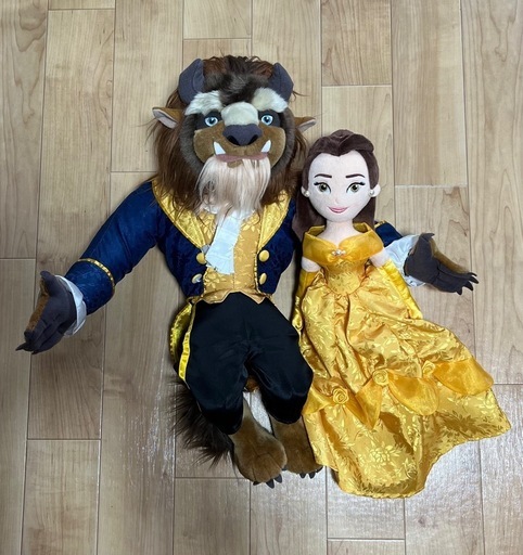 美女と野獣ぬいぐるみセット
