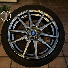 【バラ売り可】 BRZ純正ホイール 17インチ 7.5j pcd100 ミシュラン PRIMACY HP 215/45r17 タイヤホイール 4本 セット