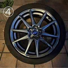 【バラ売り可】 BRZ純正ホイール 17インチ 7.5j pcd100 ミシュラン PRIMACY HP 215/45r17 タイヤホイール 4本 セット