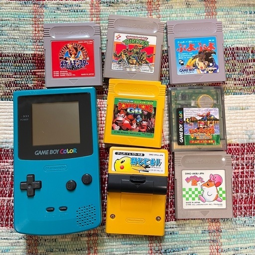 最終価格　ゲームボーイカラー本体とバッテリー交換済カセット各種