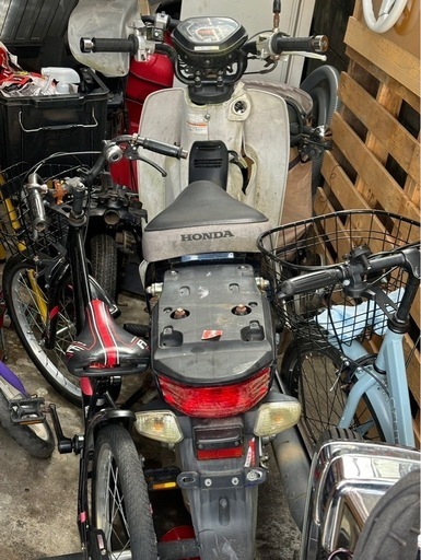 スーパーカブプロ50 ホンダ　スーパーカブ　現状　事故車