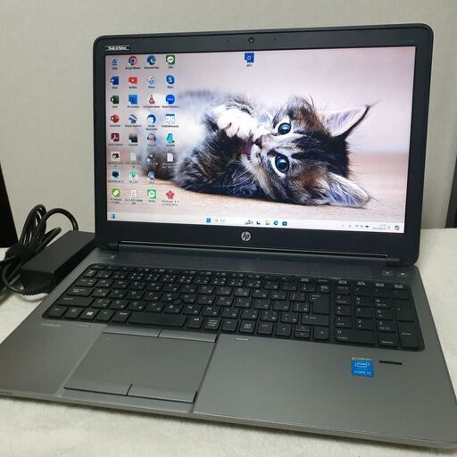 【お取引中です】【15インチで見やすく作業が楽】core i5　8GB　SSD　カメラ　Wi-Fi　Bluetooth　マルチ　Microsoft office2021　テンキー　Windows11　hp　ProBook