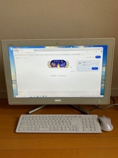 SONY VAIO PCG-21513N 純正ACアダプタ ワイヤレスマウス・キーボード（VGP-WKB11 ）付 ソニー モニタ一体型