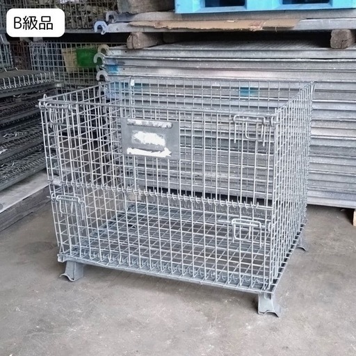 中古 メッシュパレット 1000×800×700 ピッチ50×50 B級品