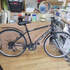 クロスバイク No.1380 ホワイト 28インチ 6段切替 CORVETTE Z06 405HP