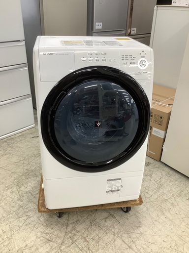 安心の６ヶ月保証付き！！　SHARP　7.0kgドラム式洗濯乾燥機　ES-S7E-WR  2020年製