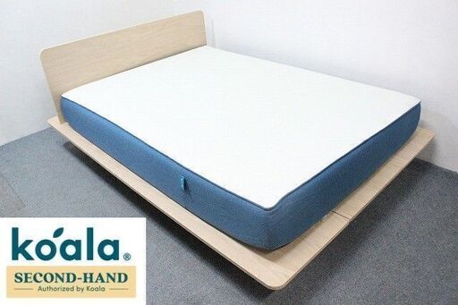 コアラマットレス koala スリープ　ダブル オリジナル(青)　マットレスのみ ベッドフレームなし 低反発 定価9万　中古