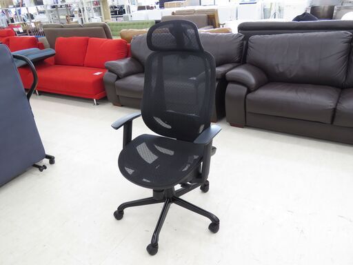 北海道 千歳市/恵庭市 近郊配送 ニトリ ワークチェア PCチェア クエト ブラック 椅子 イス 店頭でのお受渡し大歓迎