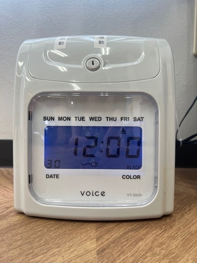 18,860円で購入voiceタイムレコーダーVT-3000動作OK綺麗な方です