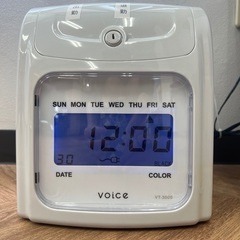 18,860円で購入?voice?タイムレコーダーVT-3000動作OK綺麗な方です