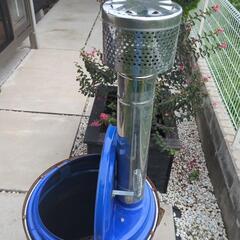 ◆ドラム缶焼却炉 煙突付き 

