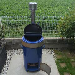 ◆ドラム缶焼却炉 煙突付き 

