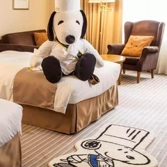 スヌーピー 超特大ぬいぐるみ SNOOPY 帝国ホテル
