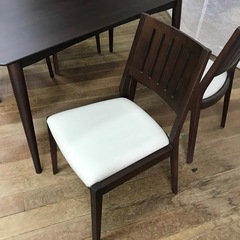 大塚家具　ダイニングセット　135センチテーブル　再塗装　張替え済み　リニューアル品