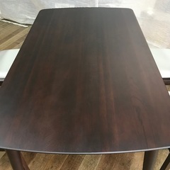 大塚家具　ダイニングセット　135センチテーブル　再塗装　張替え済み　リニューアル品