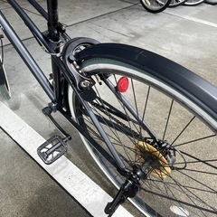 【完売御礼】【大人用】整備済 サカモトテクノ ルールマン 身長160cm程度 27型外装6段ギア 中古自転車 シティ軽快車 ガンメタ色 <自転車のオオムラ 静岡店>