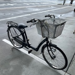 【完売御礼】【大人用】整備済 ブリヂストン アンジェリーナ 26型 中古自転車 たくさん荷物が積める 黒色 <自転車のオオムラ 静岡店>