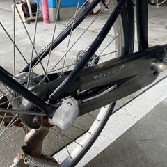 【完売御礼】【大人用】整備済 ブリヂストン アンジェリーナ 26型 中古自転車 たくさん荷物が積める 黒色 <自転車のオオムラ 静岡店>