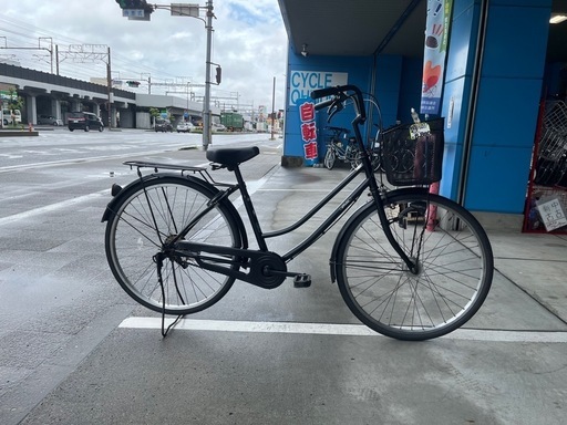 完売御礼】【大人用】整備済 CBA 27型ギアなし 中古自転車 婦人車 黒色 