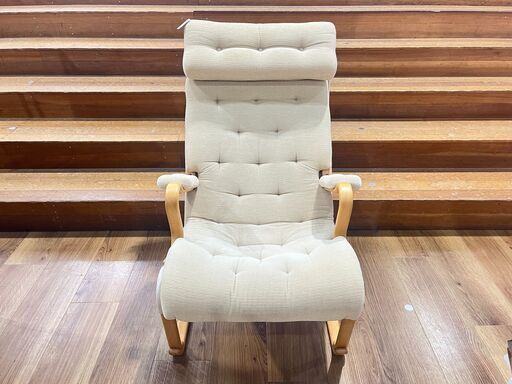 家具　生活家具　天童木工　1人掛けソファー　アイボリー