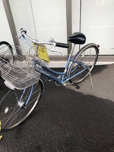 J6016 ブリヂストン 自転車 ブルー 3段変速　27インチ