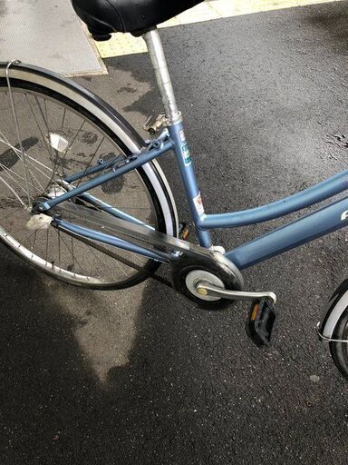 J6016 ブリヂストン 自転車 ブルー 3段変速 27インチ