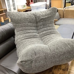 H38 展示品 AIDEC/アイデック 片山 正通 黒総革 1人掛けソファ