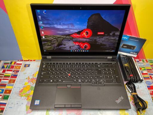 JC0869 Lenovo Thinkpad P53 4K T2000 タッチ i7 32GB　大画面　大容量・高性能　Win11