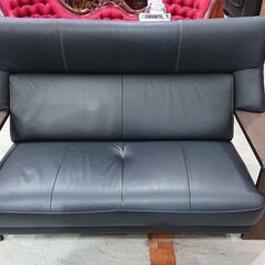 未使用品karimoku チターノダンテレザーソファ