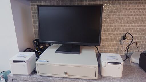 Uレジ　プリンター　注文端末　キャッシュドロア　ロール紙