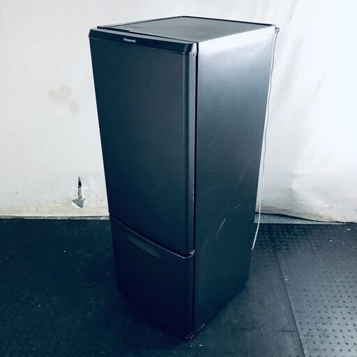 ID:rg219358 パナソニック Panasonic 冷蔵庫 一人暮らし 中古 2020年製 2ドア 168L ブラウン ファン式 右開き NR-B17DW-T  【リユース品：状態B】【送料無料】【設置費用無料】