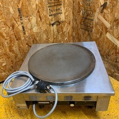 a(6632) エイシン 電気クレープ焼き機 EC-2000 W500D500H190 3相200V 業務用 クレープ 焼き面41cm 動作品 直接お引き取りも歓迎 大阪