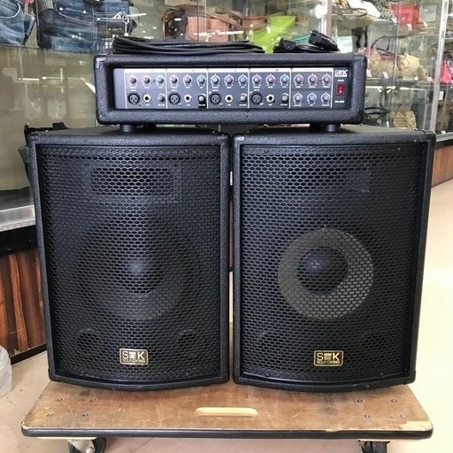 SOUND KING PA-500  パワードミキサー\u0026スピーカーセット